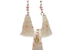 Seashell Earrings/Pendant Set