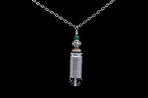 Bullet Gemstone Necklace (30" Chain)